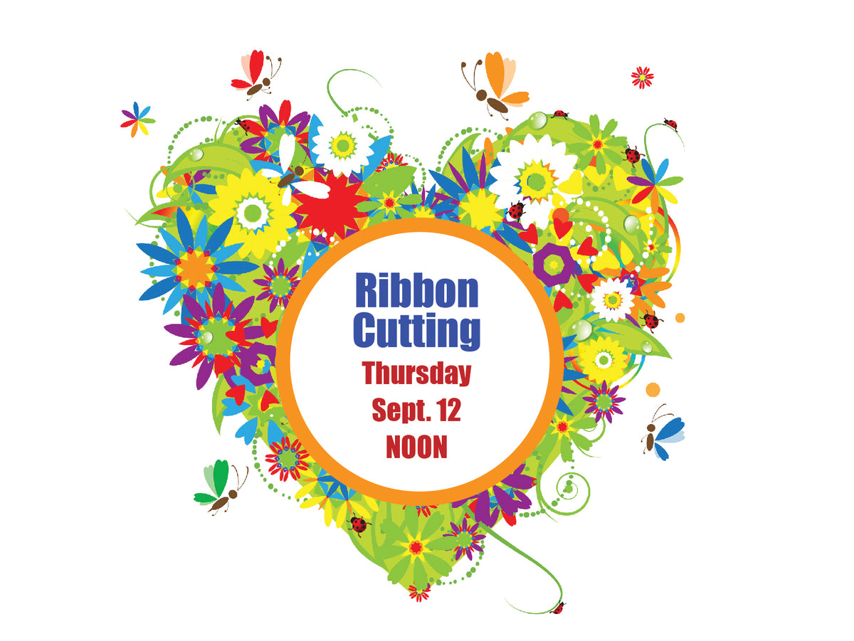 ribbon cutting heart only