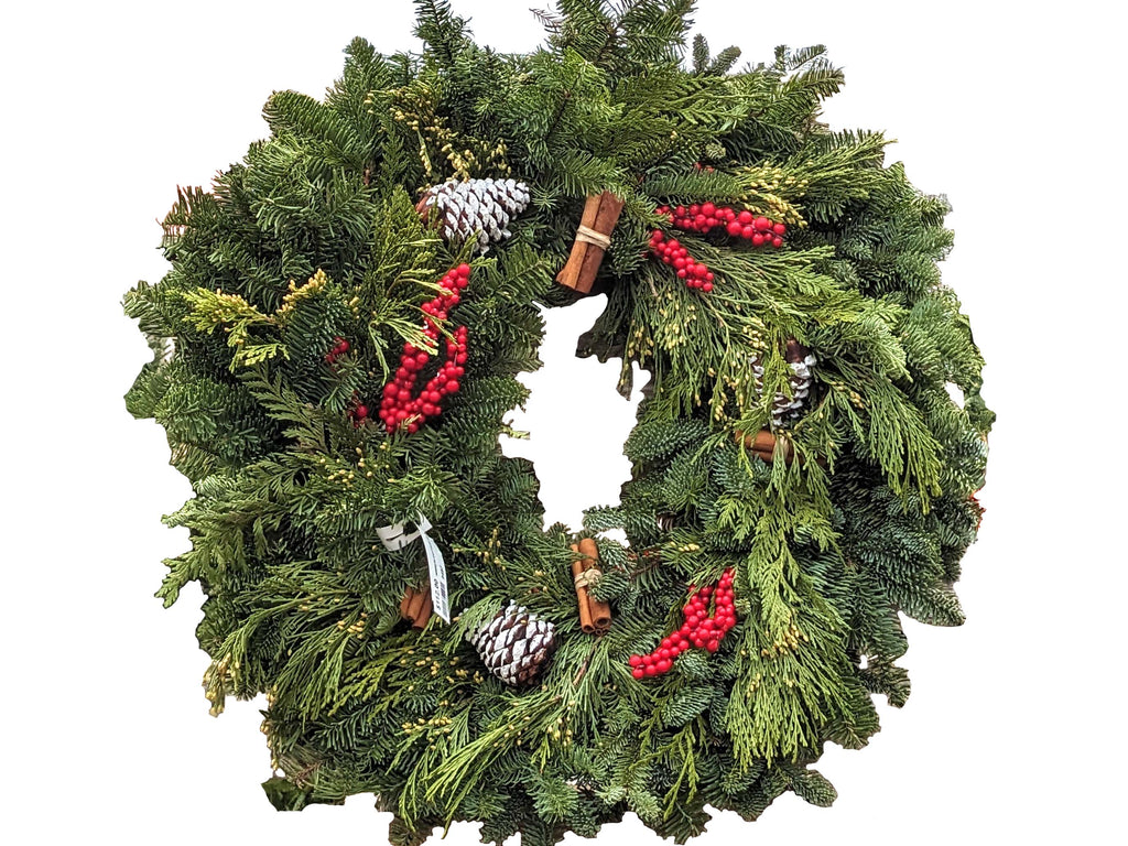 Spectacular Fresh Wreaths - 26" outside