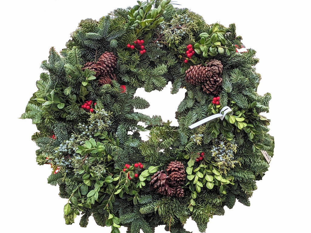 Spectacular Fresh Wreaths - 26" outside