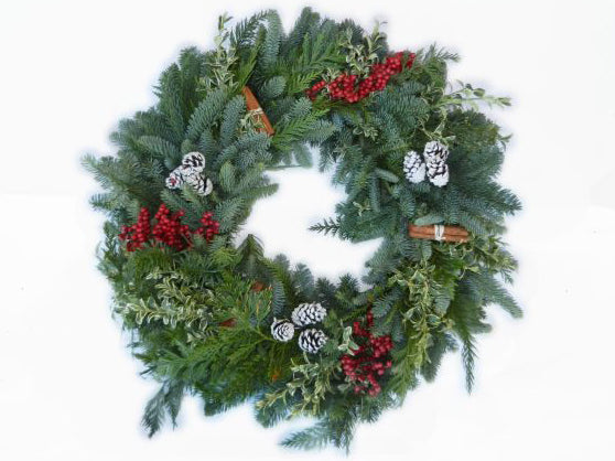 Spectacular Fresh Wreaths - 26" outside
