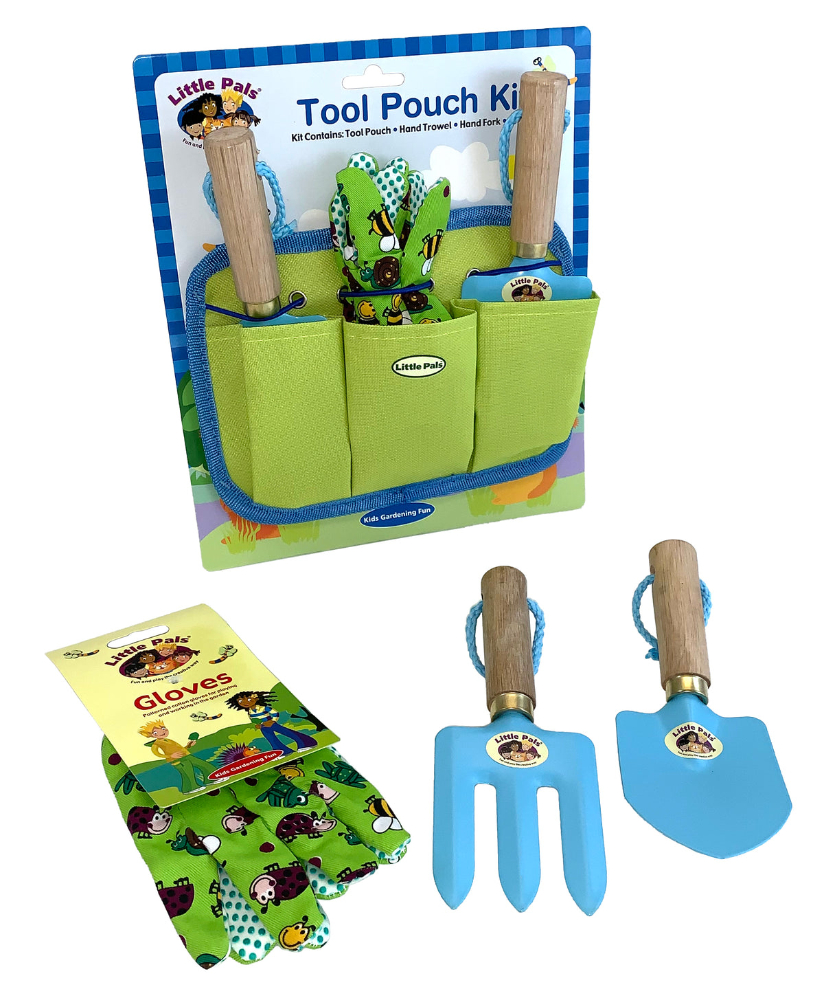 Little Pals Blue Tool Pouch Kit